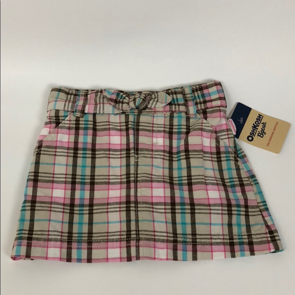 NWT OshKosh B’gosh Plaid Skort